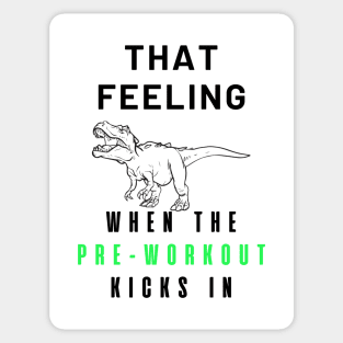 T-Rex Pre-Workout Sticker